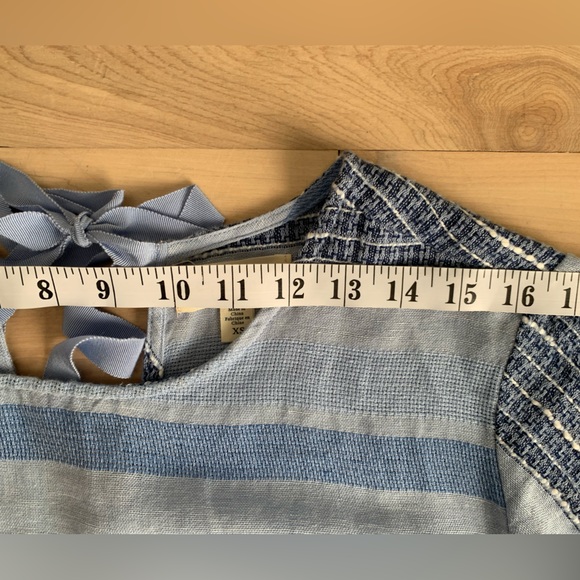 CLOTH & STONE by Anthropologie - Linen Bella Dahl 3/4 sleeve Frayed Hem Top - Picture 5 of 12